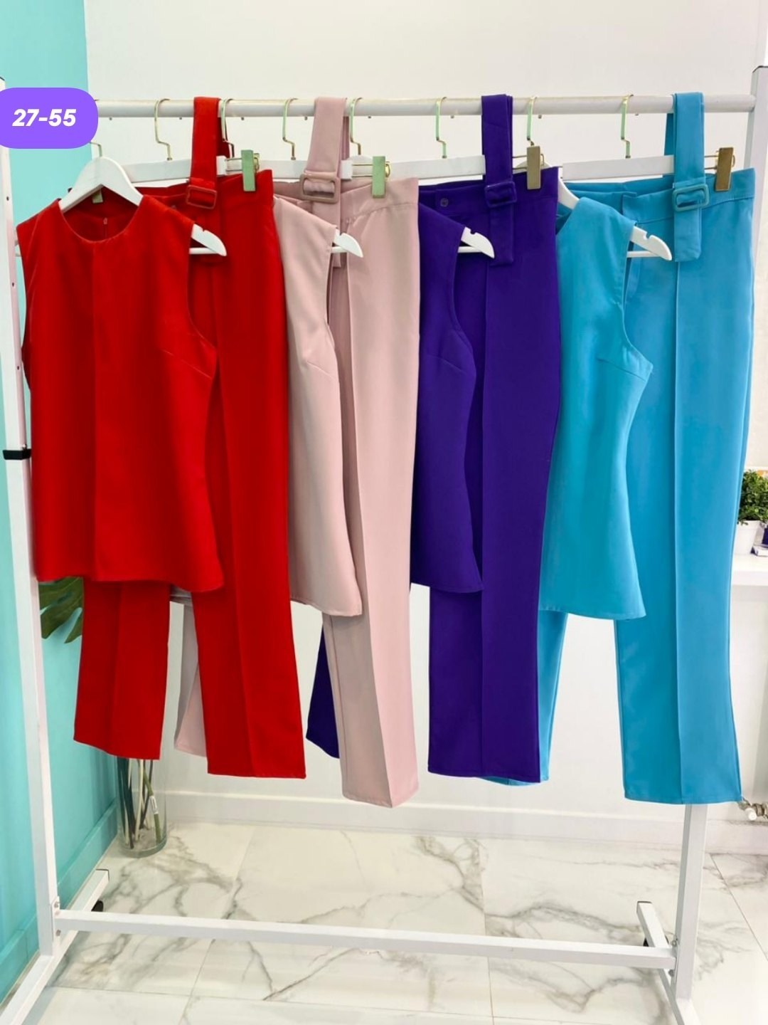 роскошный женский брючной костюм,брючный костюм женский безко,костюм женский,женский костюм двойка,vassa костюм брючный лавандовый