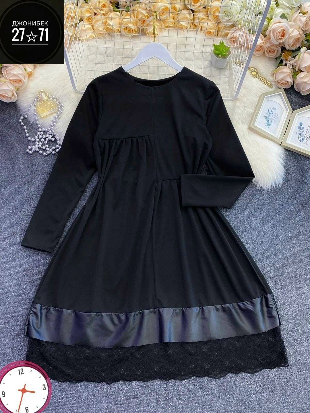 платье с кружевами,женское платье,платье,стильное платье,платье комбинированное