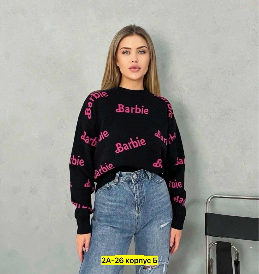 кофта женская,свитер оверсайз вязаный barbie lucky fashion,женский свитер,свитер оверсайз вязаный barbie,свитер женский кофта