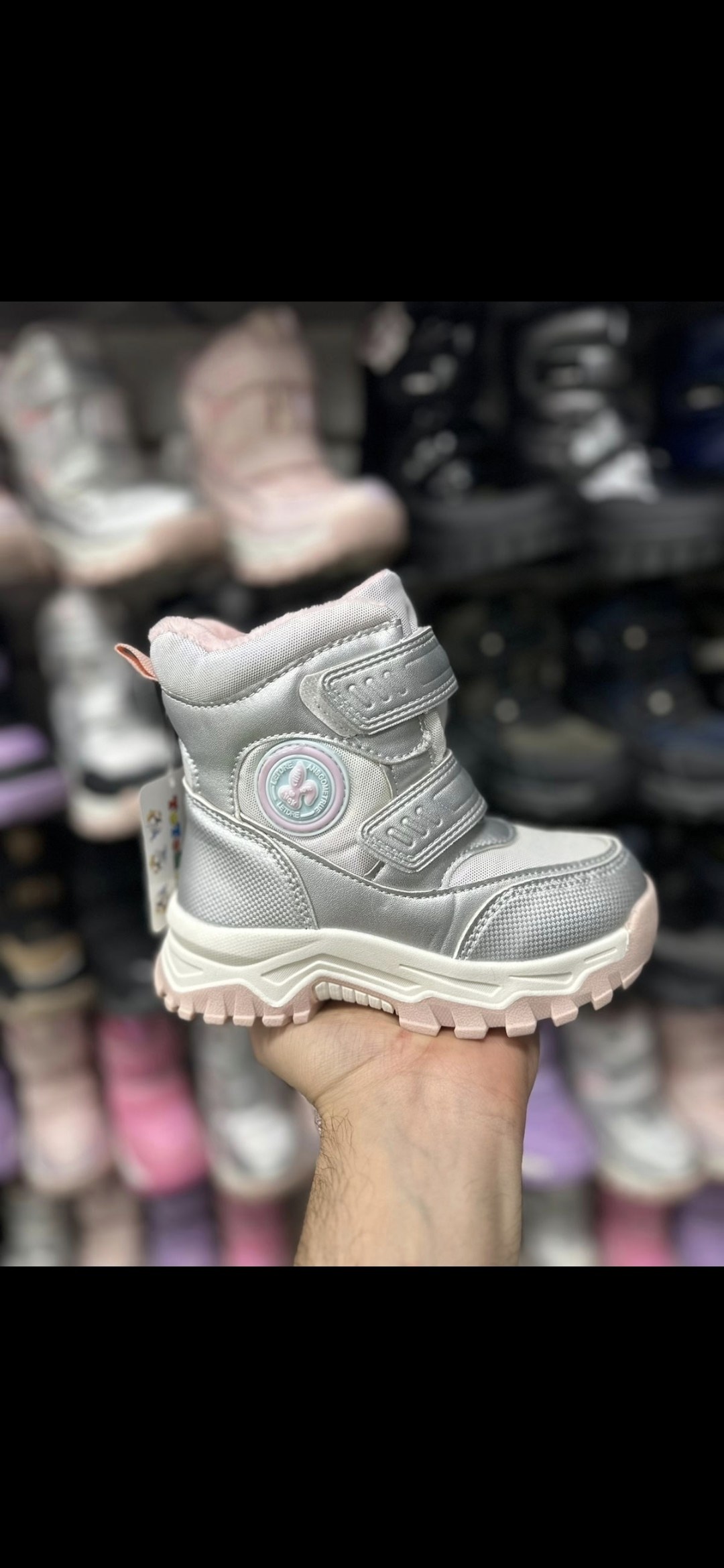 детские зимние ботинки,ботинки tom&miki ж цвет розовый размер 24,,детская ,ботинки детские