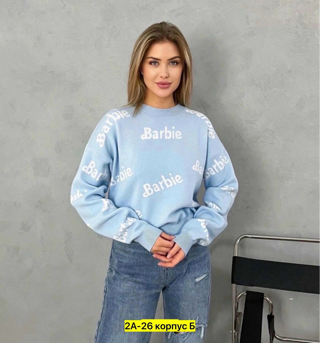кофта женская,свитер оверсайз вязаный barbie lucky fashion,женский свитер,свитер оверсайз вязаный barbie,свитер женский кофта