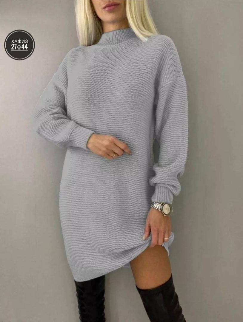 платье вязаное,туника женская свитер вязаное платье,туника женская свитер вязаное платье alk,платье свитер,платье-туника вязаное женское