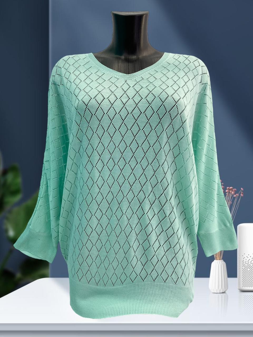 ажурный джемпер,женская кофта,женский вязаный пуловер,женский свитер,свитер женский вязаный