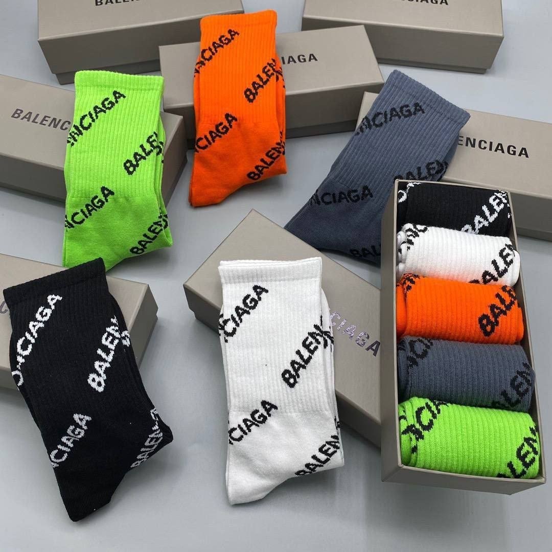 носки balenciaga,комплект носков balenciaga,balenciaga socks,баленсиага сокс,мужские черные носки balenciaga