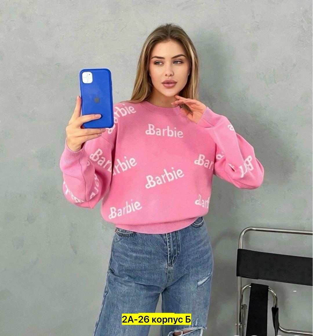 кофта женская,свитер оверсайз вязаный barbie lucky fashion,женский свитер,свитер оверсайз вязаный barbie,свитер женский кофта
