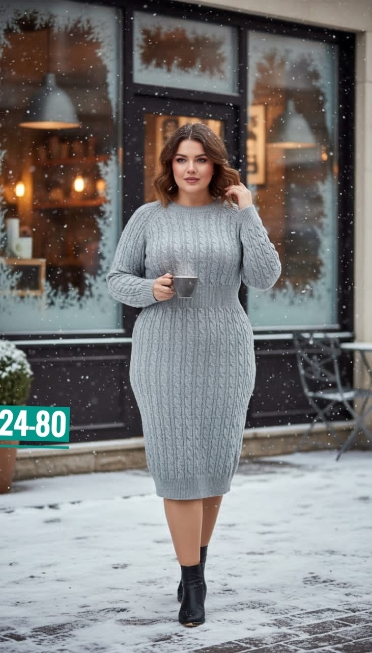 вязаное платье,теплое вязаное платье,платье спицами,трикотажное платье,стильные вязаные платья