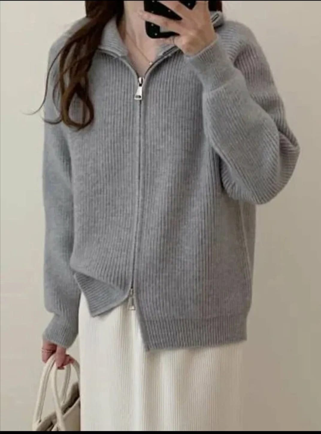 свободный повседневный вязаный кардиган из 100% шерсти,кашемировый вязаный кардиган с двойной молнией и капюшоном,вязаные кардиганы,женский трикотажный кардиган на молнии,женский вязаный кардиган
