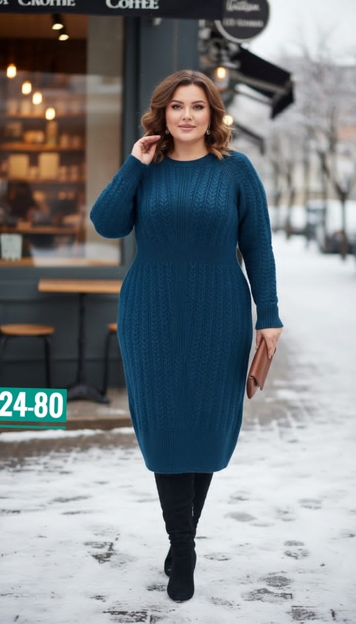 вязаное платье,теплое вязаное платье,платье спицами,трикотажное платье,стильные вязаные платья