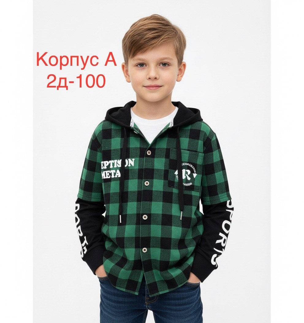 рубашка для мальчика,рубашка с капюшоном для мальчика,рубашка с капюшоном для мальчика из футера,рубашка в клетку с капюшоном,рубашка с капюшоном