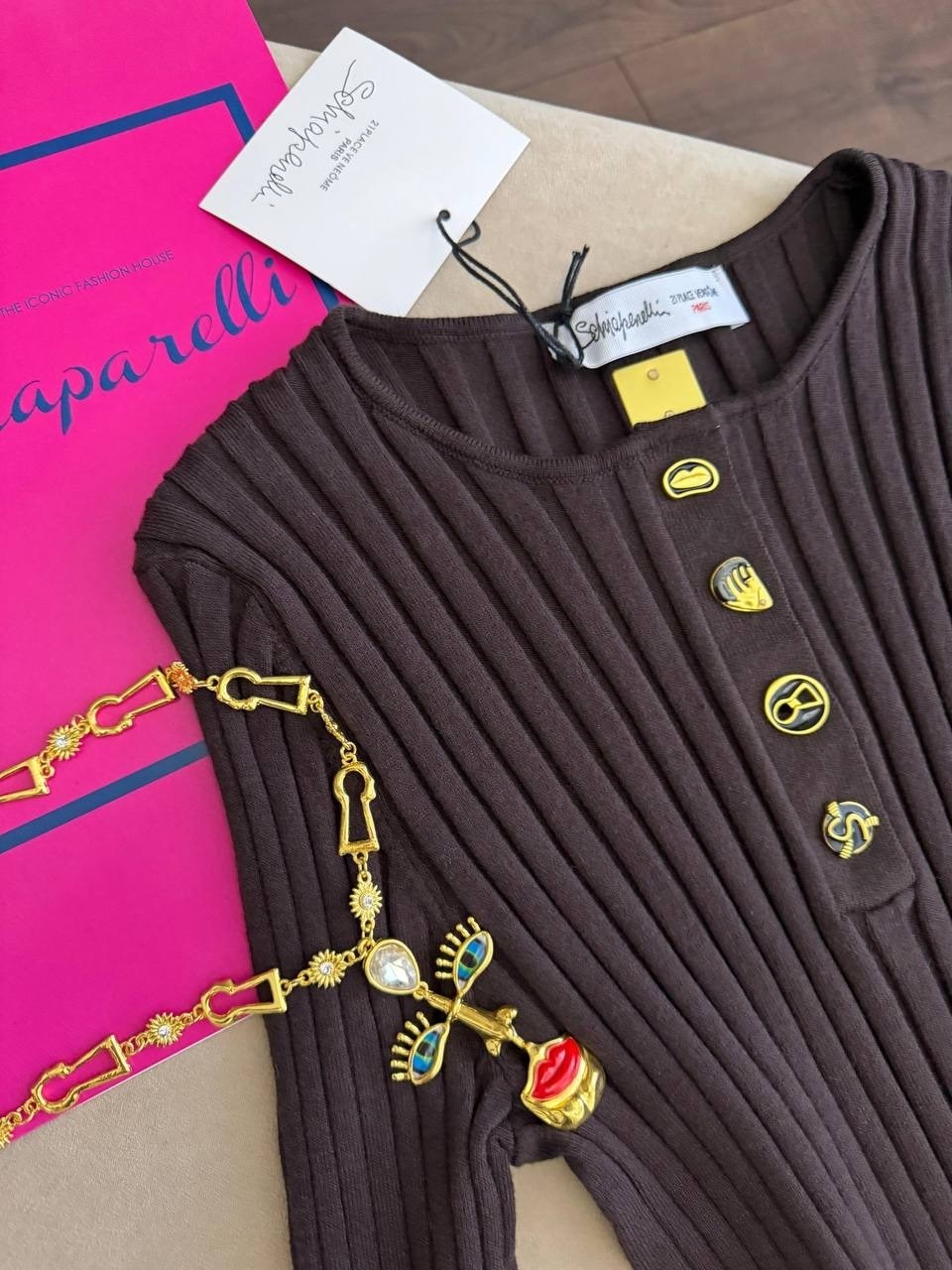 трикотажное платье,платье трикотажное женское,schiaparelli женское трикотажное платье шоколадного цвета,джемпер женский,платье коричневое