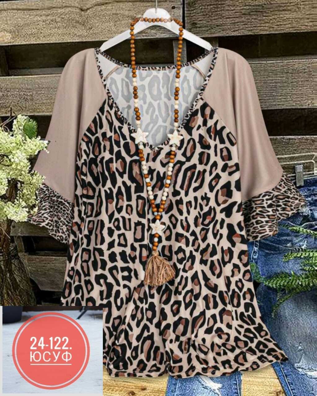 женская туника,блузки из шифона леопардовый принт,блузка туника,женская блузка,блузка из шифона