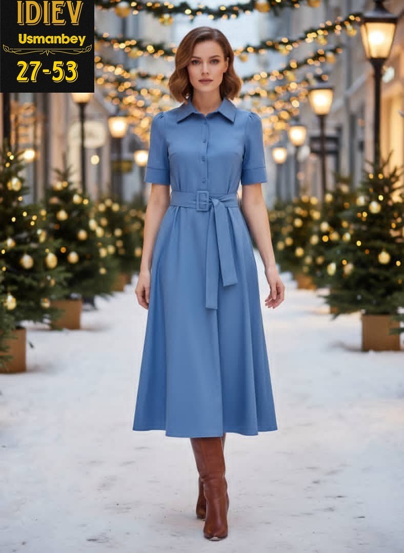 платье-рубашка удлинённое тёмно-голубое,платье голубое,платье летнее,фасон платьев,платье стильное