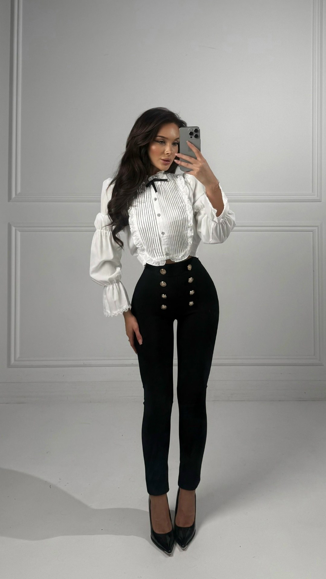 стильная блузка,одежда в стиле,блузка с оборками,женская блузка