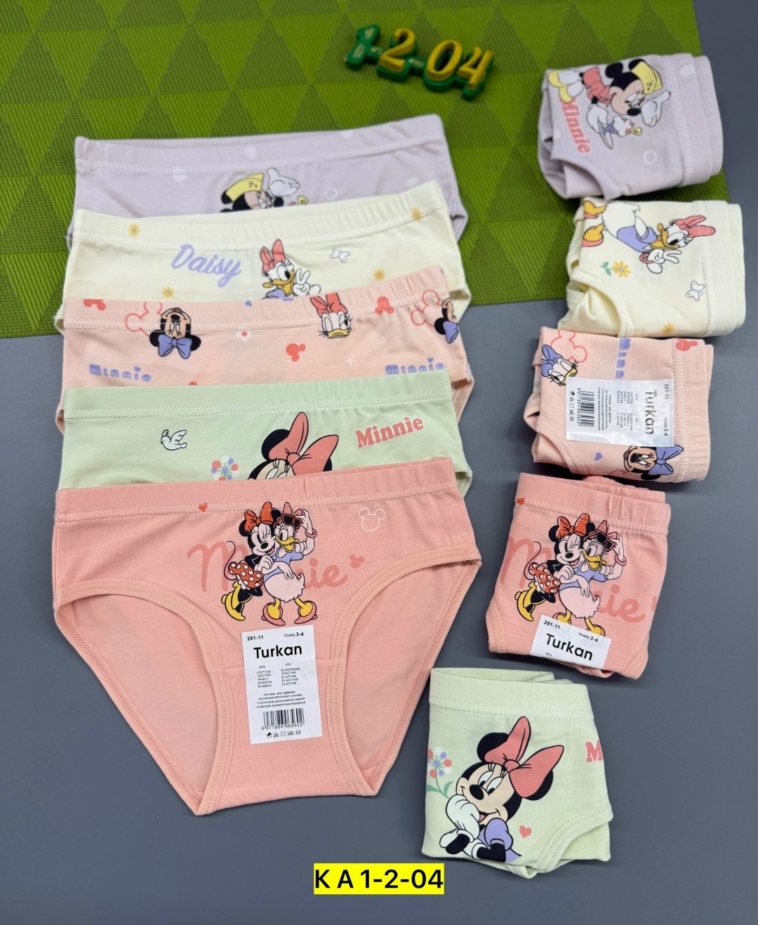 детские трусы для девочек,трусы для девочки,трусы для девочки donella,детские трусики плавки на девочку ассорти с принтом turkan 2310-1,трусы для девочки donella 5шт