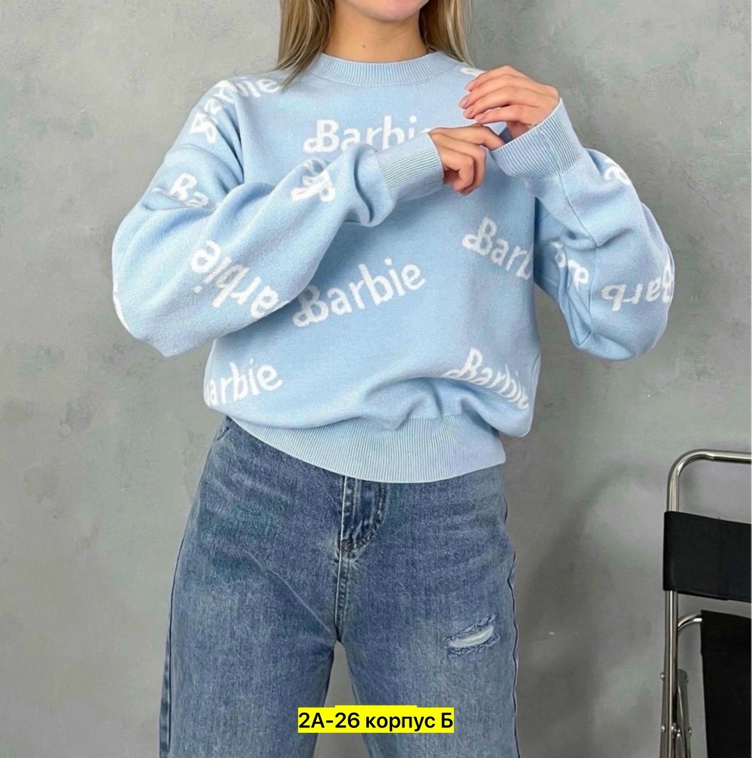 кофта женская,свитер оверсайз вязаный barbie lucky fashion,женский свитер,свитер оверсайз вязаный barbie,свитер женский кофта