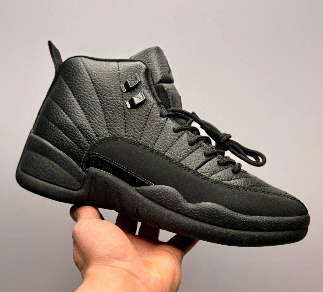jordan 12 black,кроссовки air jordan 12 retro winterized bq6852-001 черный,air jordan 12,air jordan 12 retro,jordan air jordan 12 retro