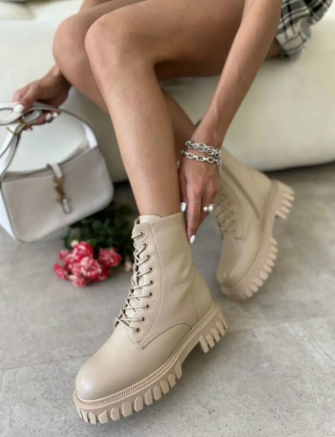 ботинки эко-кожа,берцы челси,женские ботинки,ботинки женские демисезонные,бежевые ботинки