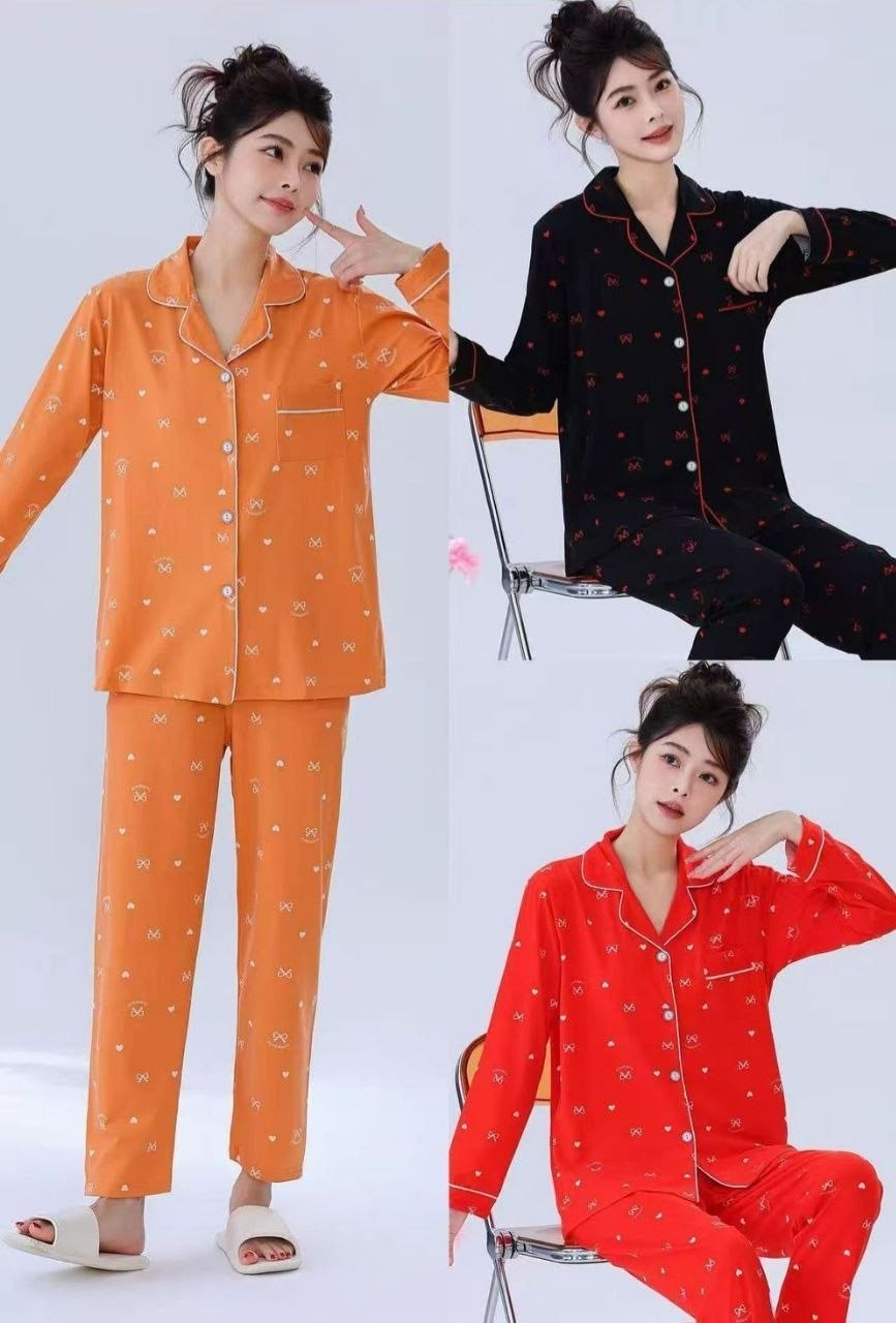 пижама в сердечко женская,пижамы для женщин,женские пижамы из полиэстера с сердечком,пижама женская с принтом сердца,пижама женская из высококачественного мягчайшего хлопка с принтом сердечки