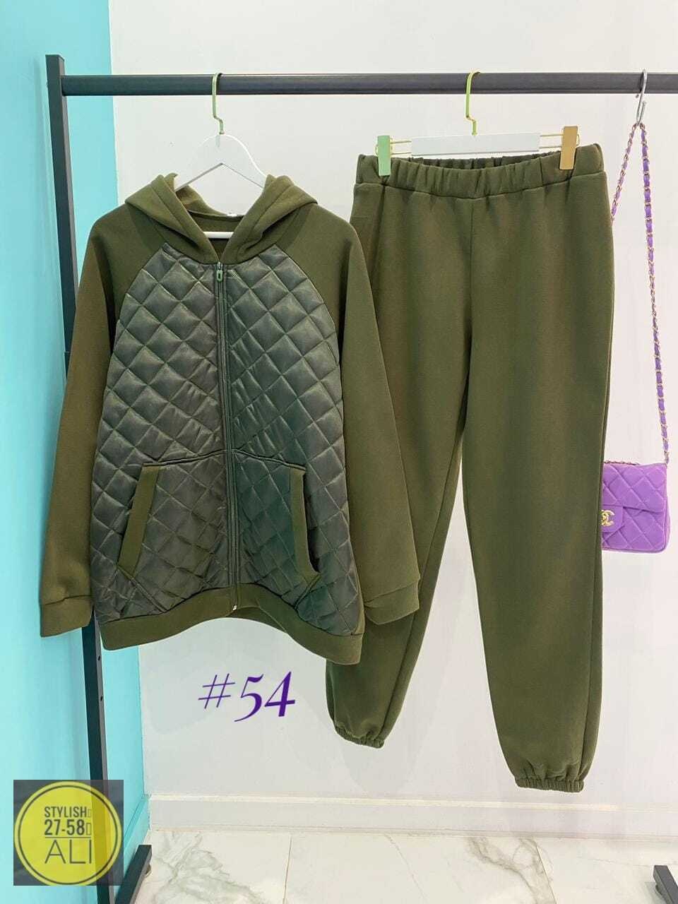 костюм спортивный тройка с длинным стеганым пальто cubi shop,костюм женский,костюм женский на флисе,костюм женский тройка,костюм спортивный женский