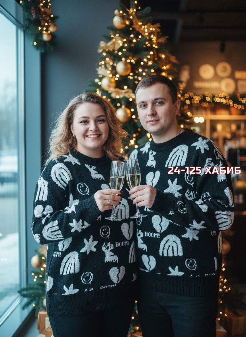 новогодние свитера,свитер джемпер,свитера с оленями,свитер,парные свитера с оленями