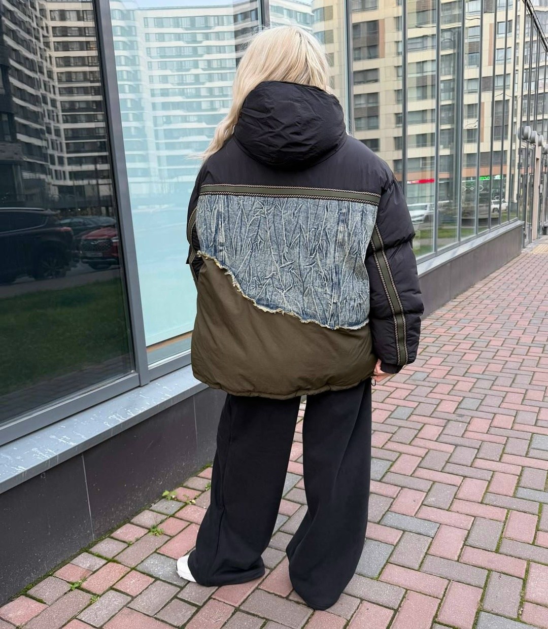 куртка оверсайз,стильная куртка,куртка,женская куртка,куртка оверсайз с капюшоном осенняя okxana utova brand