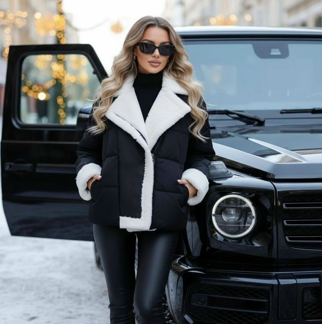 куртка женская pdonna 8023789 коричневая 48 ru,дубленка авиатор,зимняя куртка женская,куртка дубленка женская,модная женская куртка