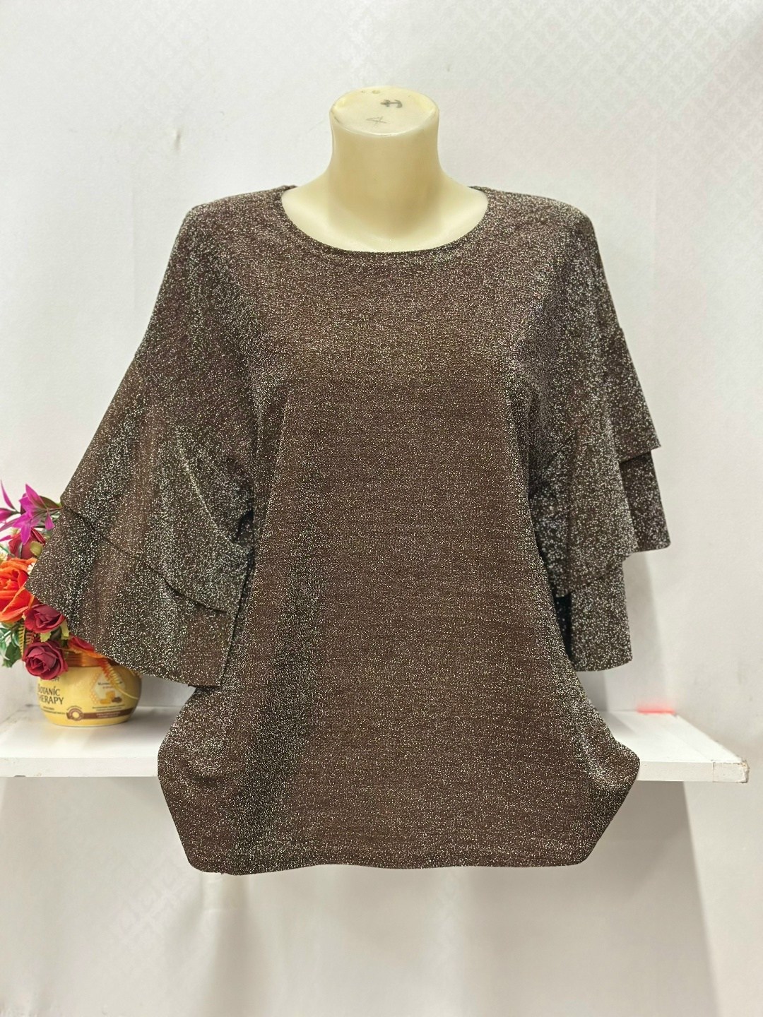 кофта женская,кофта с люрексом,блузка зелёная трикотажная с люрексом от компании taiga,блузка зелёная трикотажная с люрексом,туника нарядная