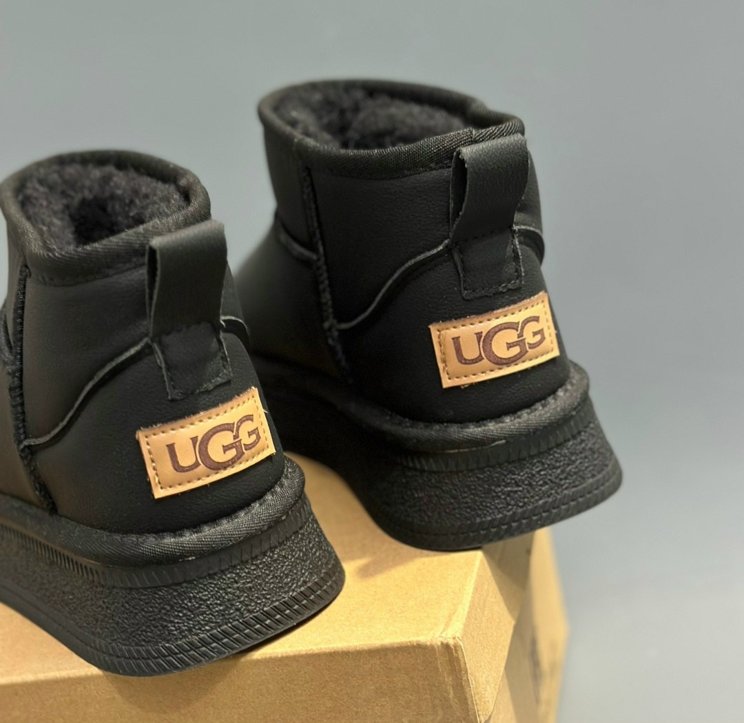 мужские угги ugg classic mini зимние черные,мужские угги ugg mens classic ultra mini leather black,угги ugg classic mini размер 41 черный,угги женские,ugg ultra mini