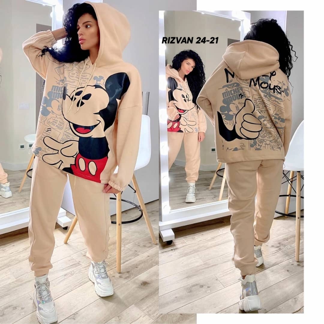 cпортивный костюм теплый,костюм женский на флисе,костюм с микимаусом женский,женский спортивный костюм на флисе,костюм на флисе