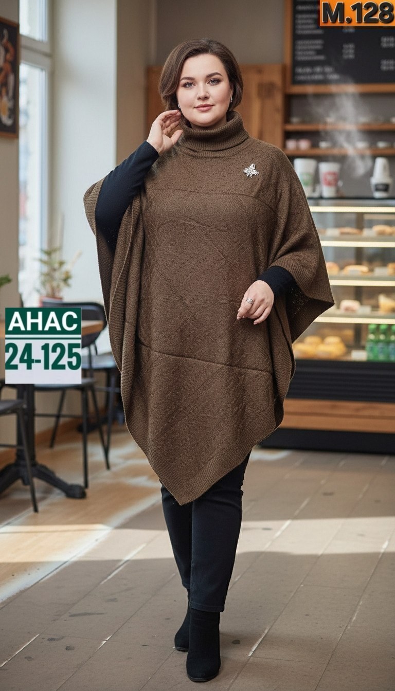 вязаное пончо,пончо женское,пончо женское серое,пончо накидка,свитер пончо