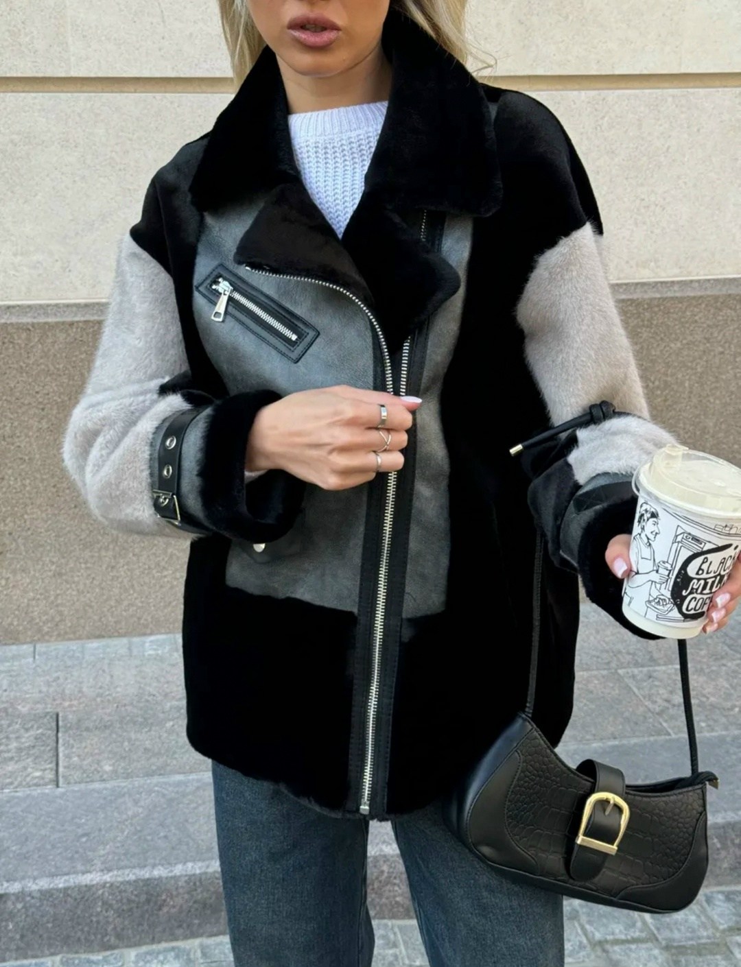 дубленка авиатор зимняя искусственная с мехом morewarm,стильная женская дубленка авиатор,дубленка авиатор женская куртка oksana firsanova,шуба искусственная bimba y lola,куртка дубленка