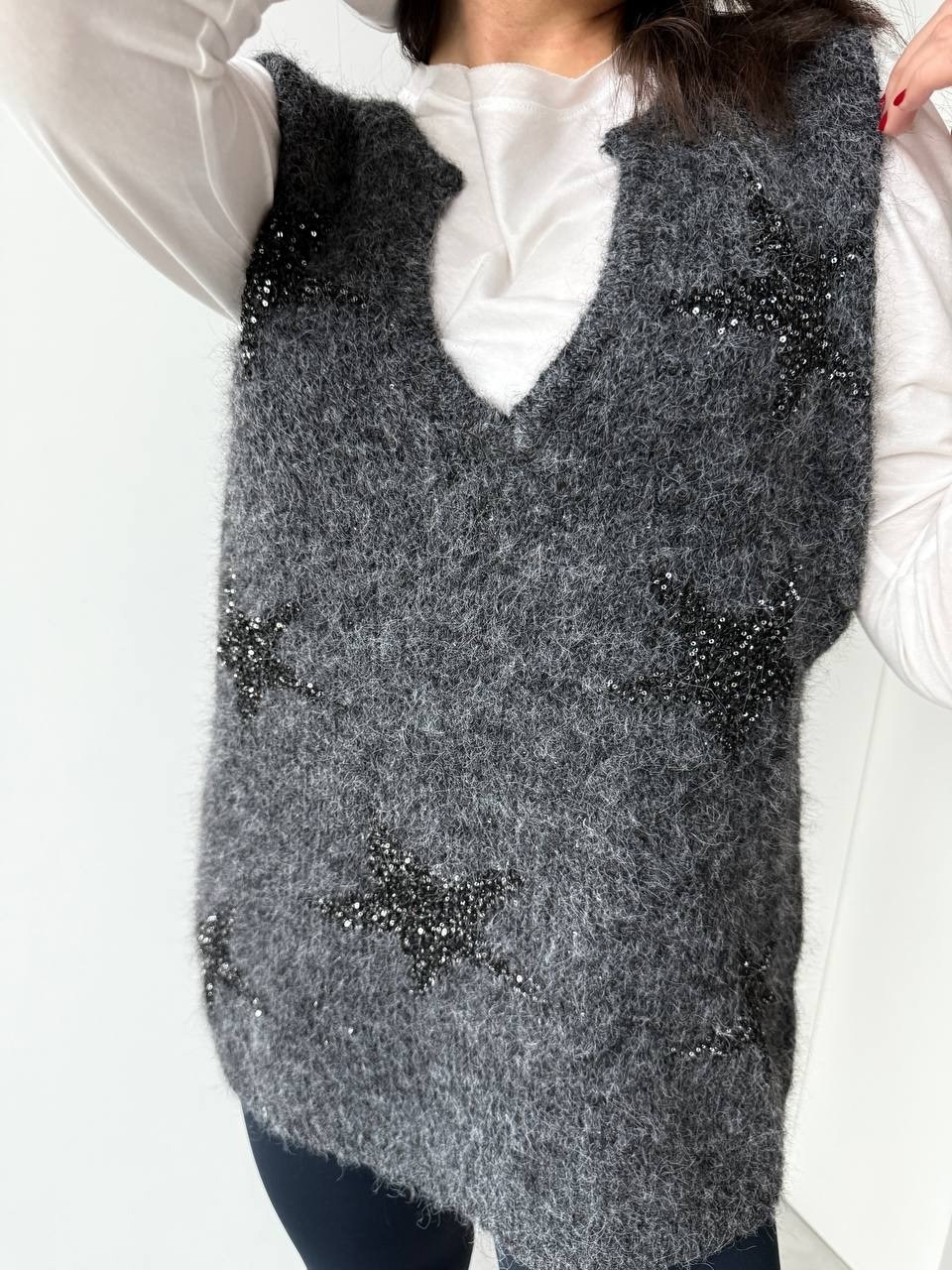 жилетка женская,жилет вязаный,жилет,жилет женский,связать жилет