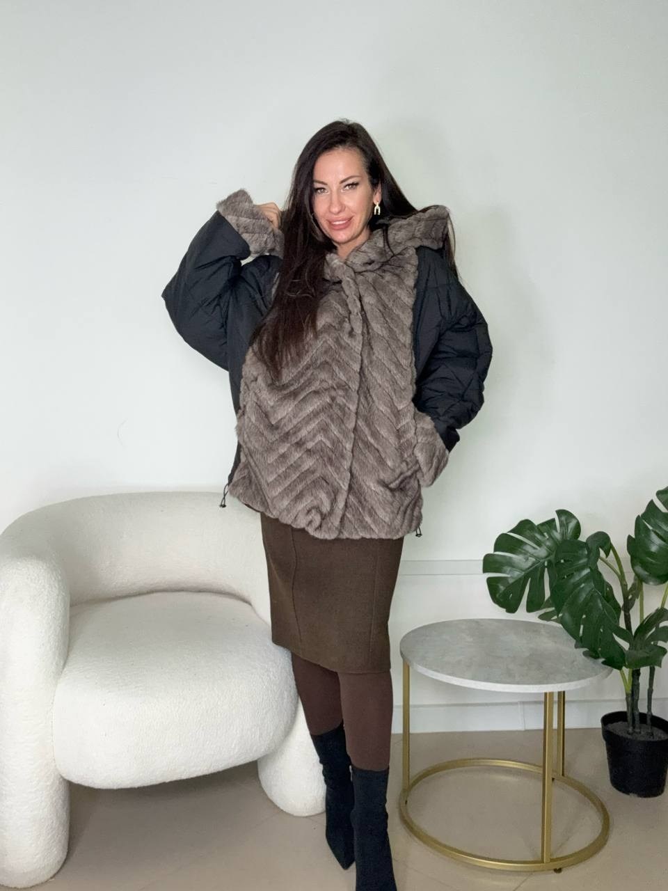 куртка оверсайз,куртка женская,куртка комбинированная,демисезонная куртка,стильные куртки