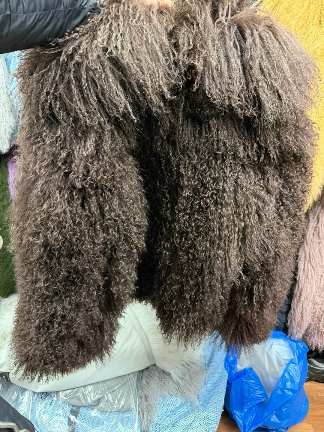 шубка,шуба из ламы,монгольский ягненок меха пальто кудрявый длинный мех короткая куртка теплый,меховая куртка,женская меховая куртка