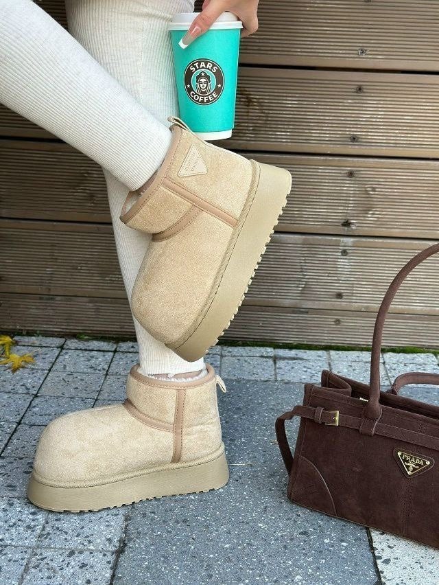 ,женская зимняя ,угги basvello,зимние женские короткие плюшевые теплые ботинки,угги женские