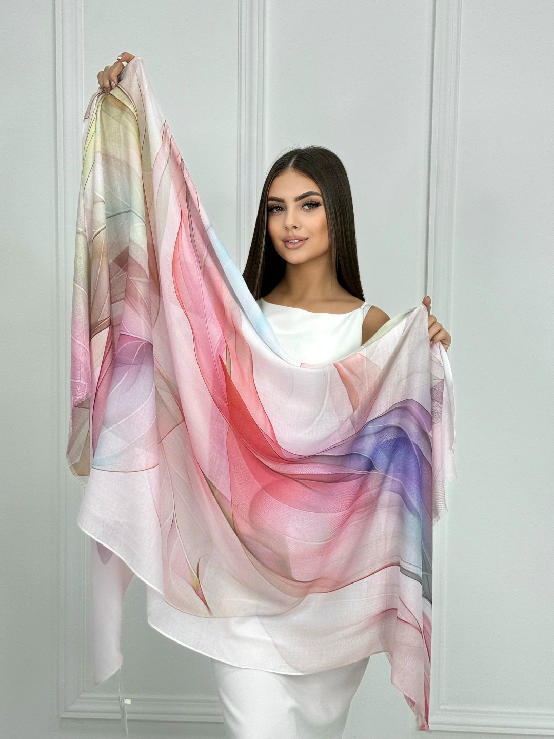 шарф палантин кашемир ivy moda,палантин женские,палантин шарф женский,шарф палантин тонкий,палантины для женщин