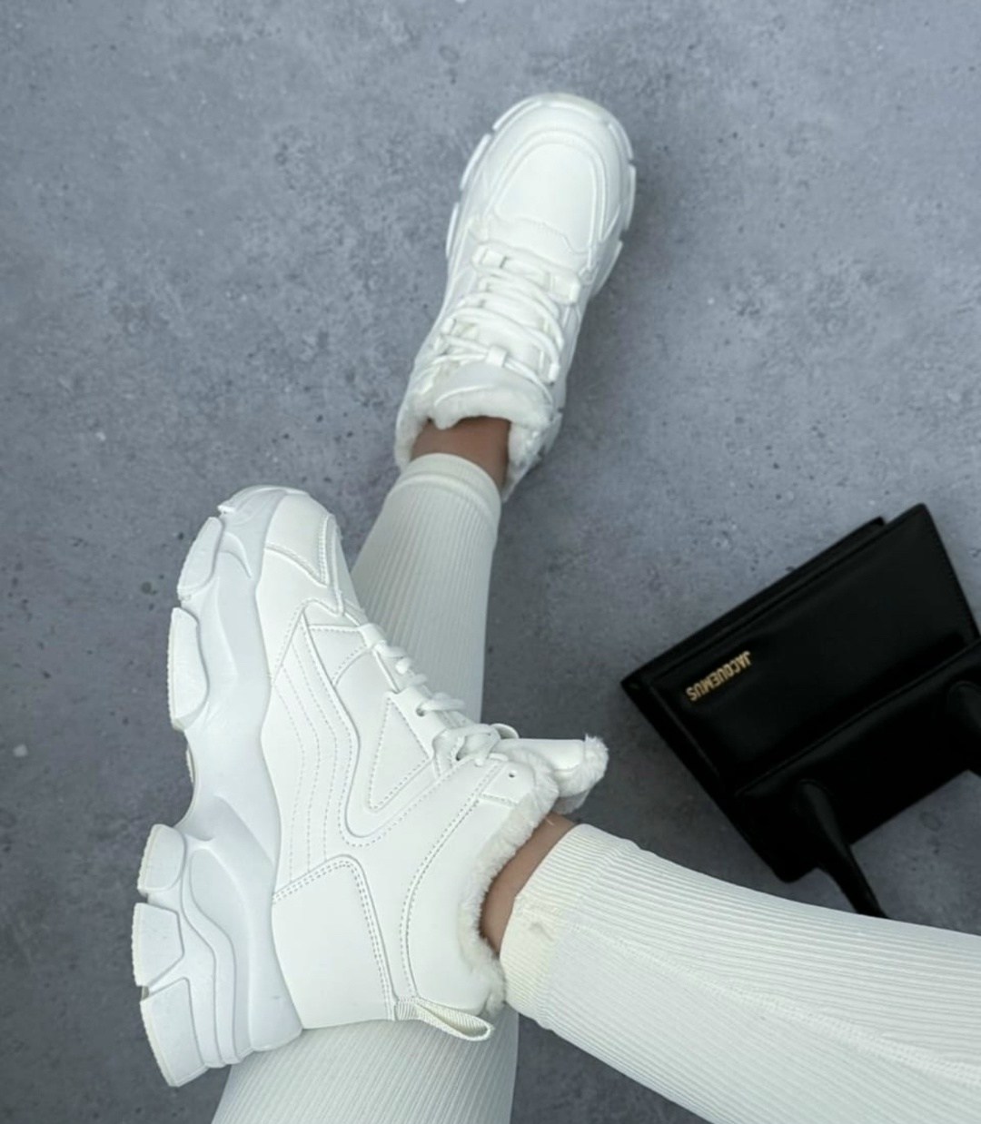 кроссовки женские зимние,зимние кроссы,кроссовки кожа,кроссовки зимние с мехом на толстой подошве zm shoes,женские кроссовки