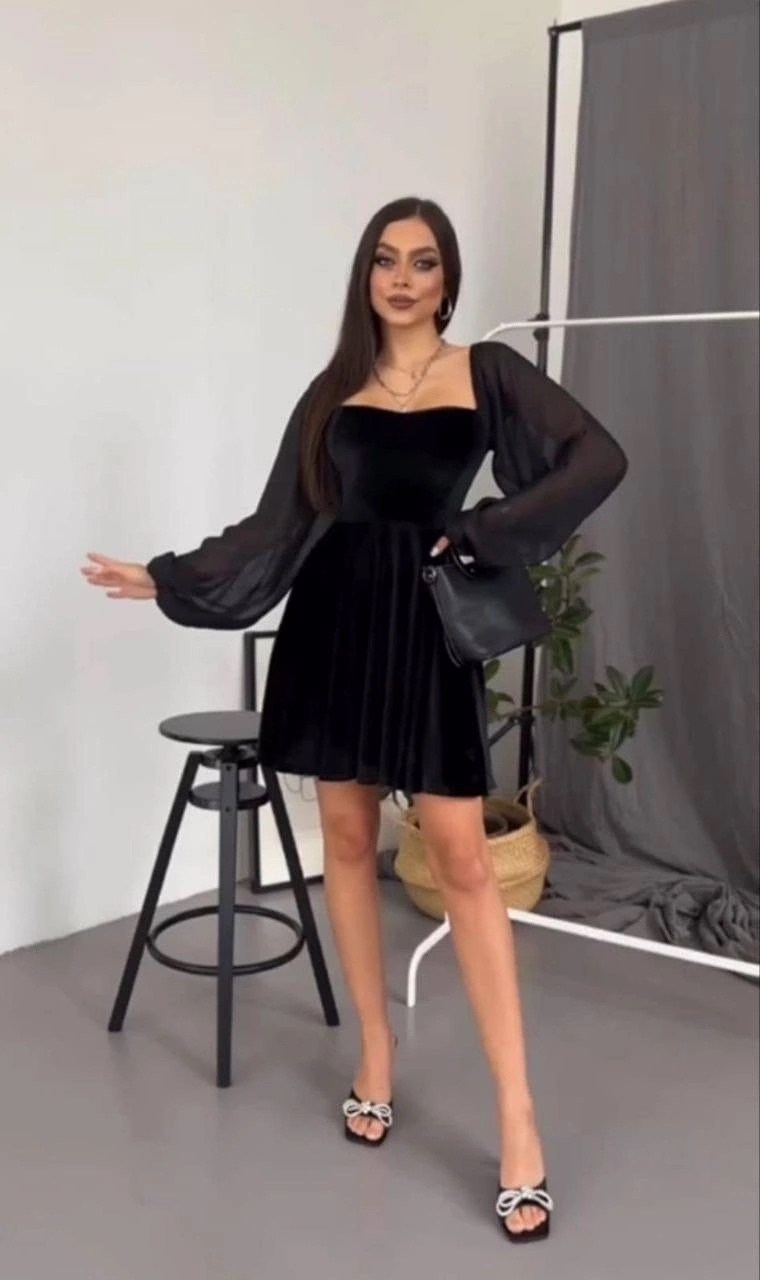 платье велюр,платье бархатное,платья из бархата,платье из велюра,платье черное