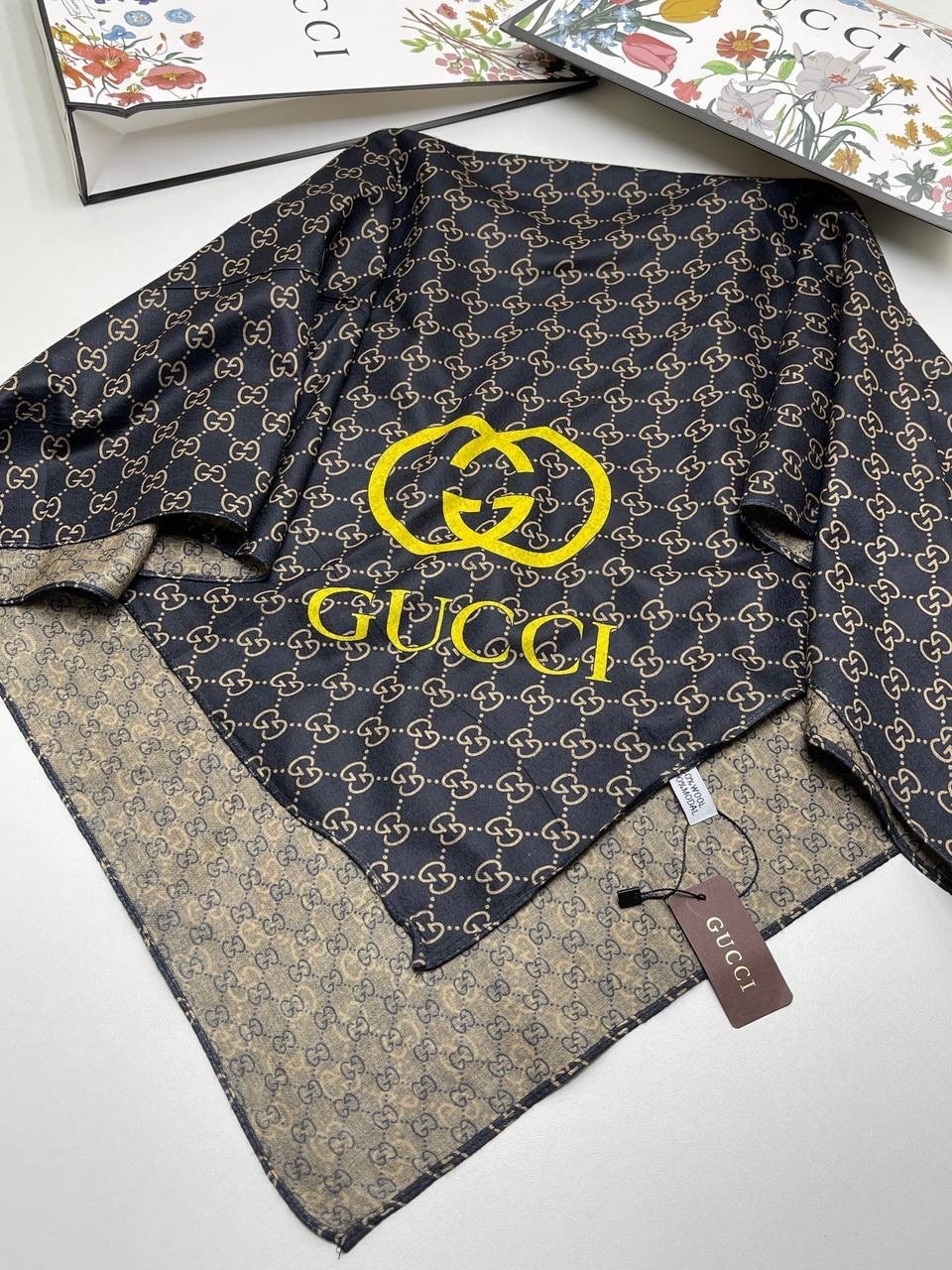 тонкиe платки,брендовый платок,платки женские,платок gucci,эксклюзивный шерстяной платок gucci