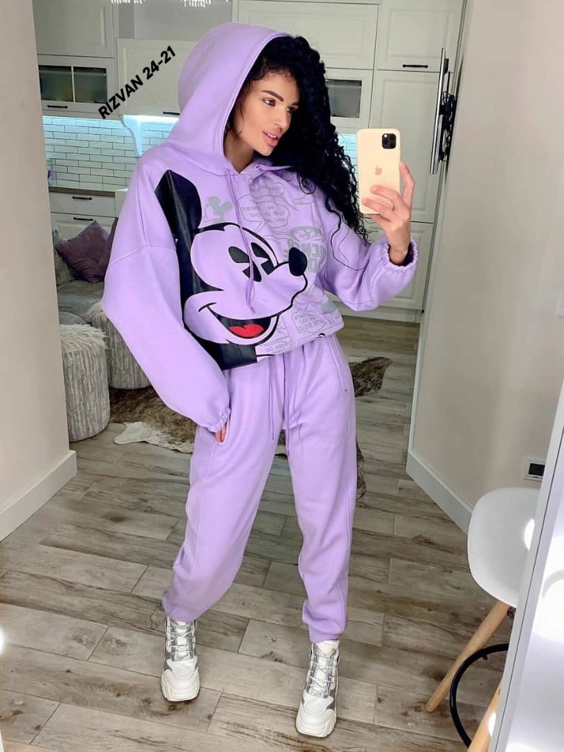 cпортивный костюм теплый,костюм женский на флисе,костюм с микимаусом женский,женский спортивный костюм на флисе,костюм на флисе