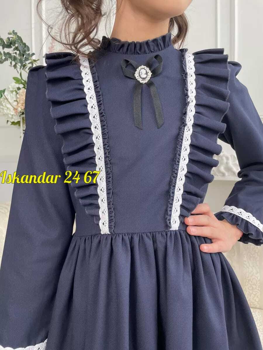 платье нарядное школьное,платье школьное для девочек,платье школьное для девочки форма baberry,школьное платье,синее школьное платье для девочки