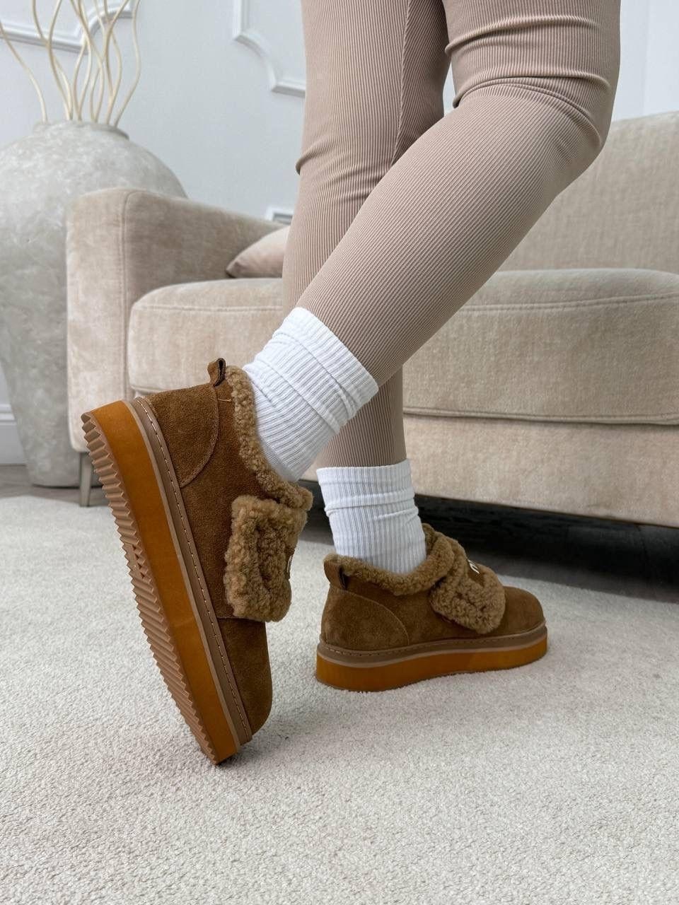 ,угги замш,женская ,тапочки с мехом,тапочки домашние женские