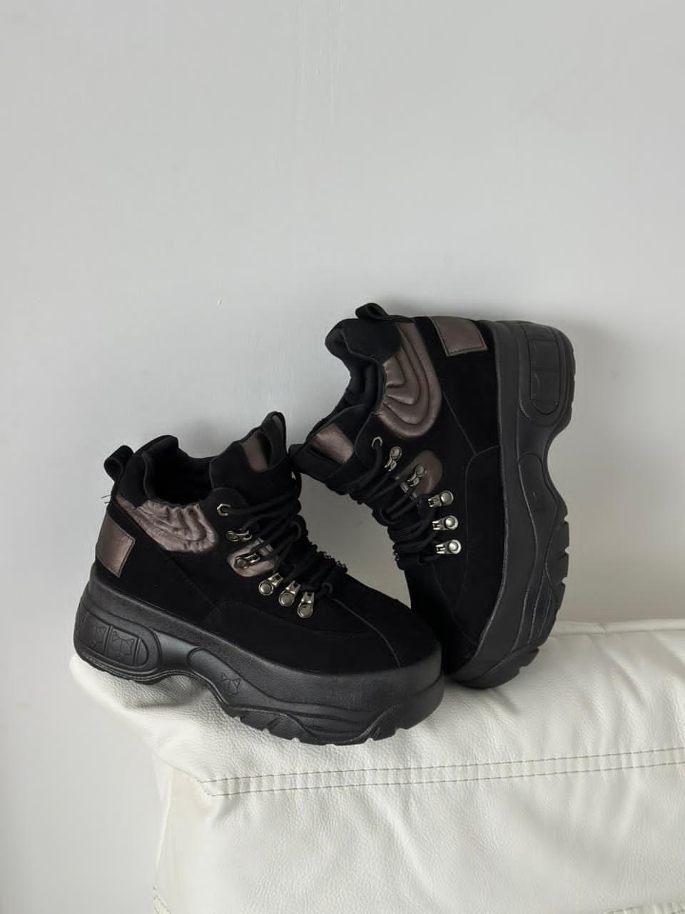 ,массивные кроссовки,черные кроссовки,женские кроссовки,зимние кроссовки на платформе