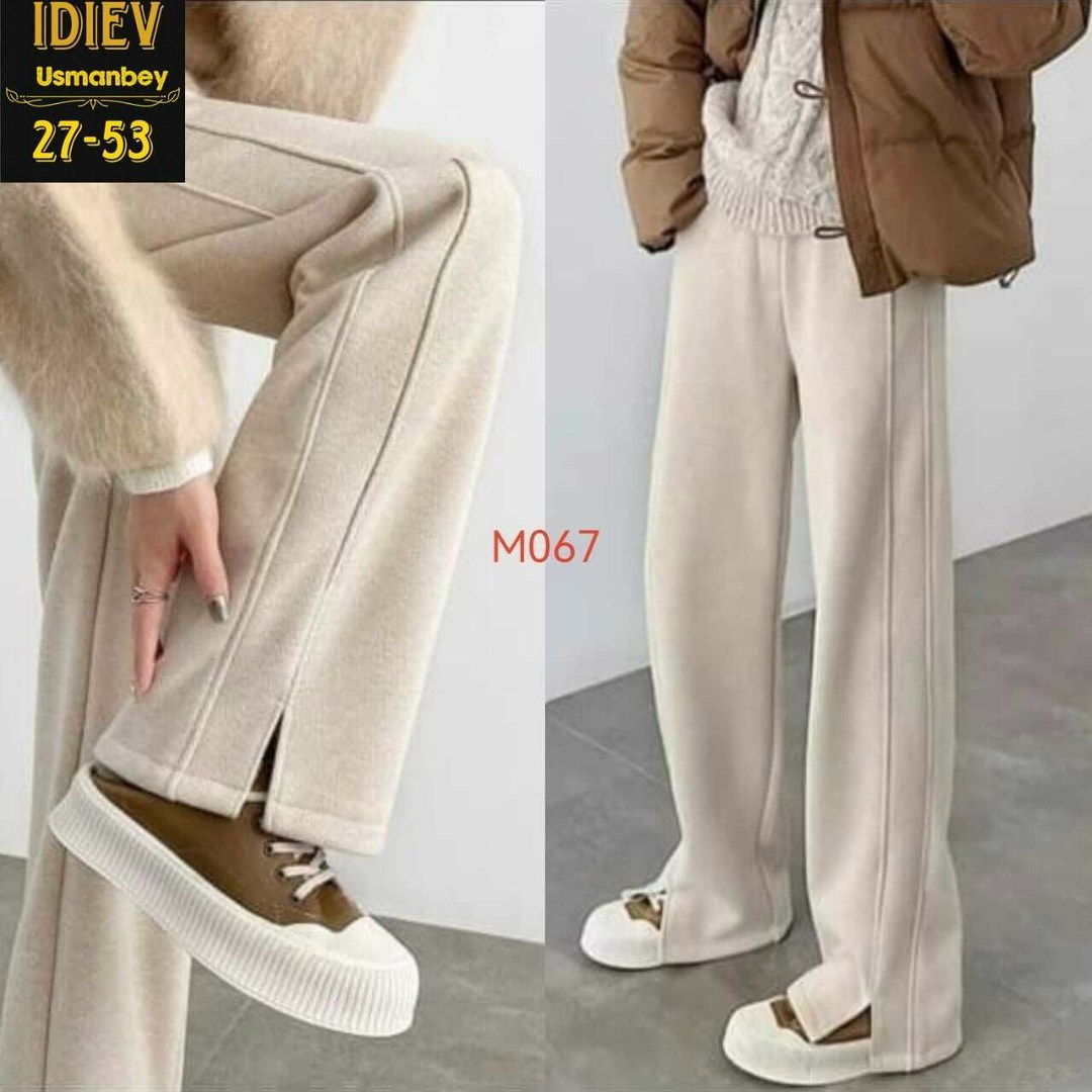 женские шерстяные брюки,брюки женские трикотажные с широкими штанинами,женские широкие брюки,зимние теплые брюки,брюки jielur женские шерстяные с разрезом