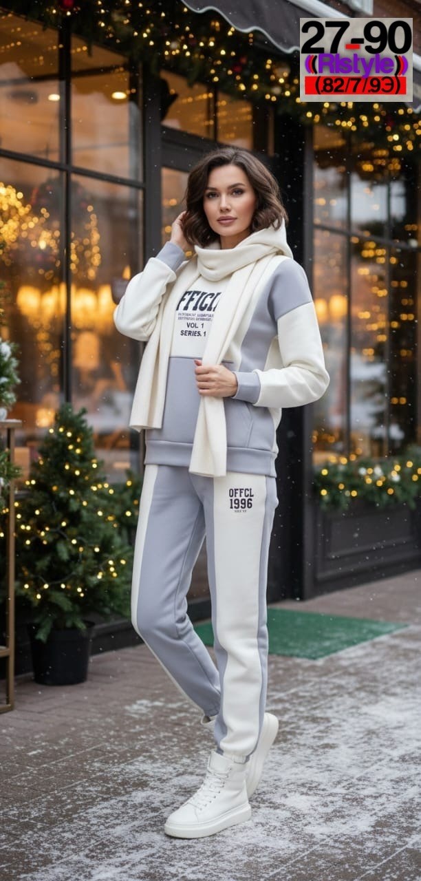 костюм спортивный женский,спортивный костюм,женский костюм на флисе,женский спортивный костюм на флисе,серо-белый теплый спортивный костюм на флисе