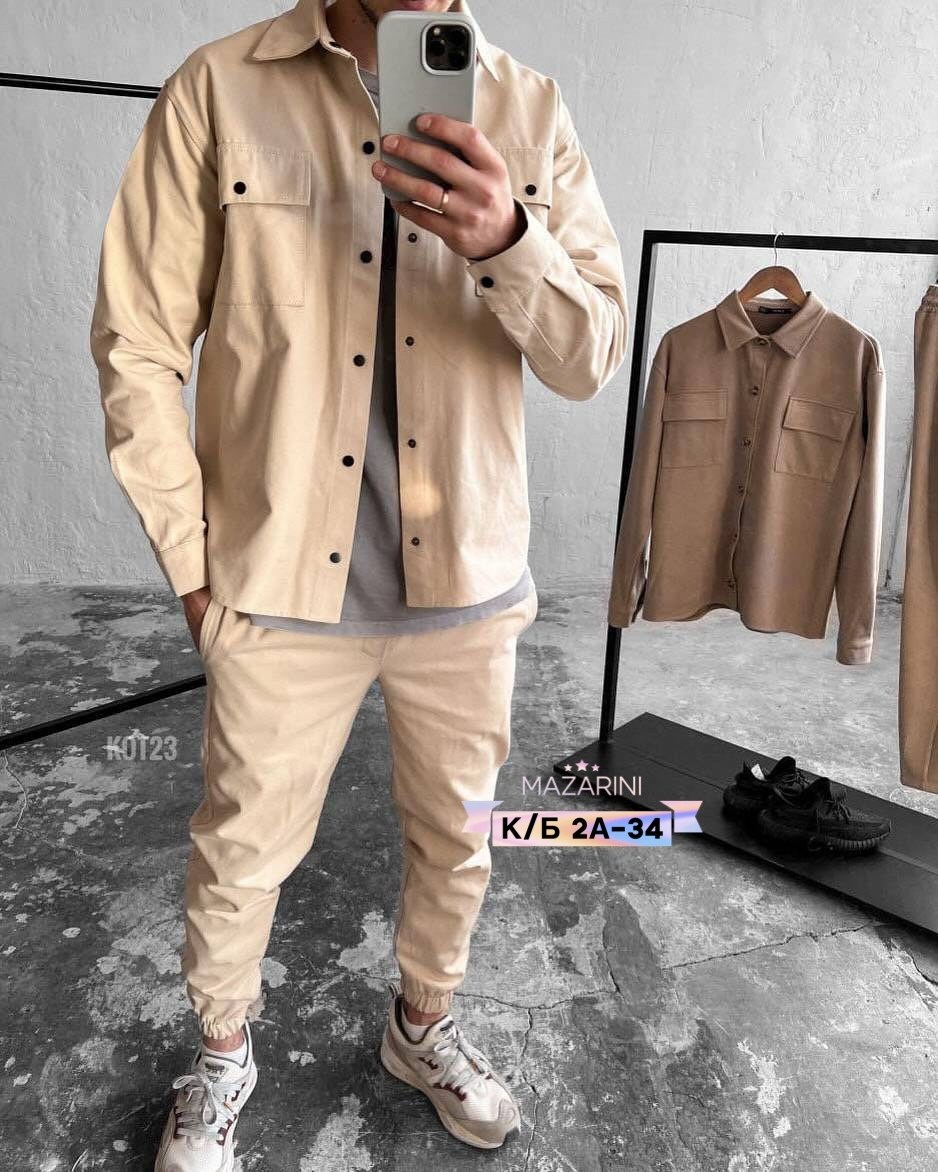 мужские спортивные костюмы,костюм с рубашкой,спортивный костюм карго,мужская мода,мужской повседневный костюм