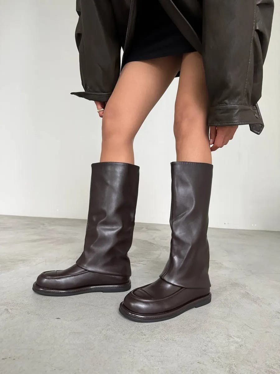 сапоги,осенние жокейские сапоги кожаные paris bacio,сапоги трубы,,женские сапоги