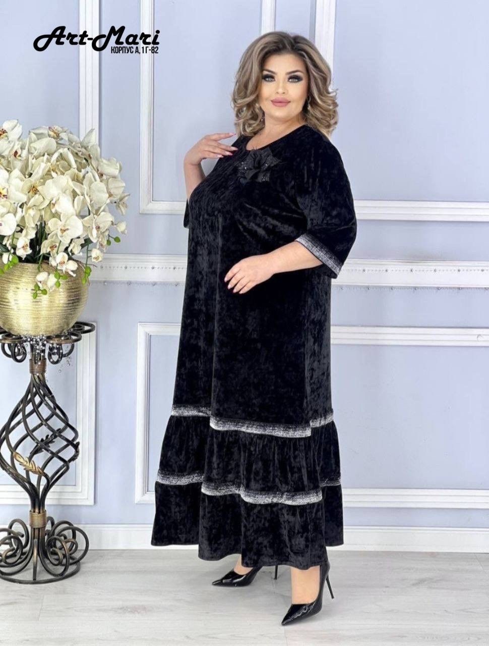платье женское,женское платье больших размеров,платье велюр,вечерние платья,платье большого размера женское