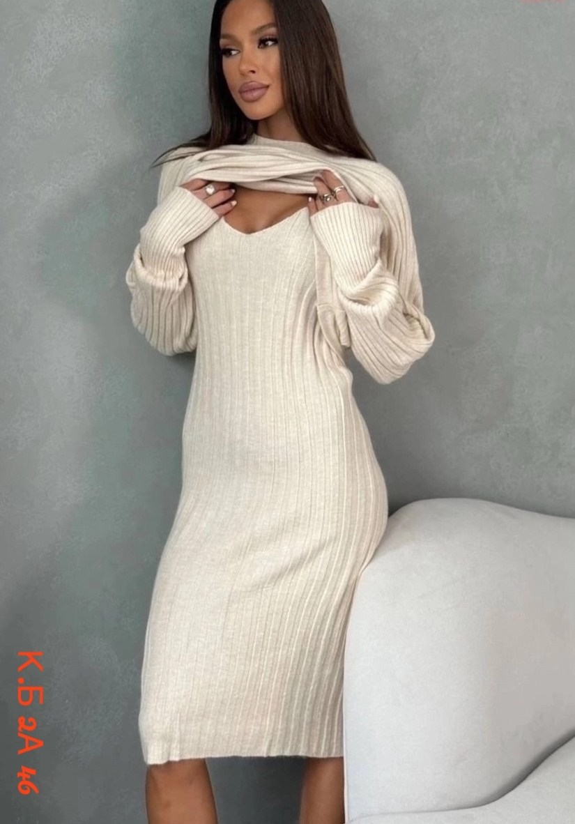 трикотажные костюмы,вязаное платье,вязаное платье свитер,модное платье,вязаные костюмы