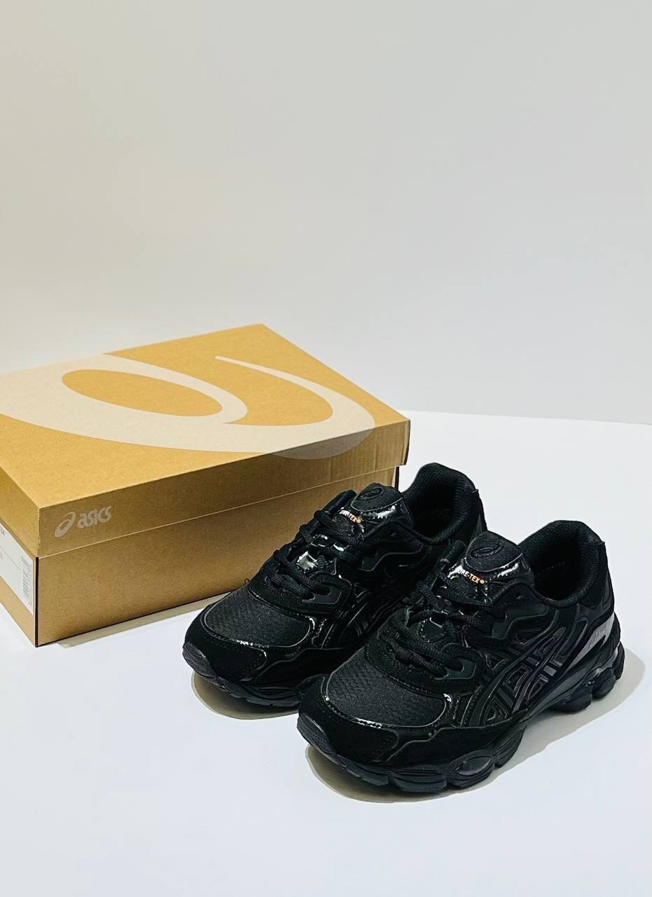 черные кроссовки,кроссовки asics gel-nyc,женские кроссовки,кроссовки для мужчин,спортивная